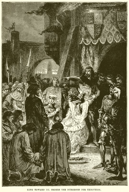 Kong Edward III beordrer burgessene for henrettelse av English School