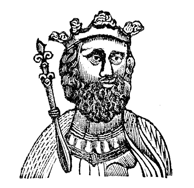 Kong Edward II, tilnavnet Caernarvon (tresnitt) av English School