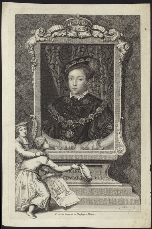 Kong Edward VI av England og Irland av English School