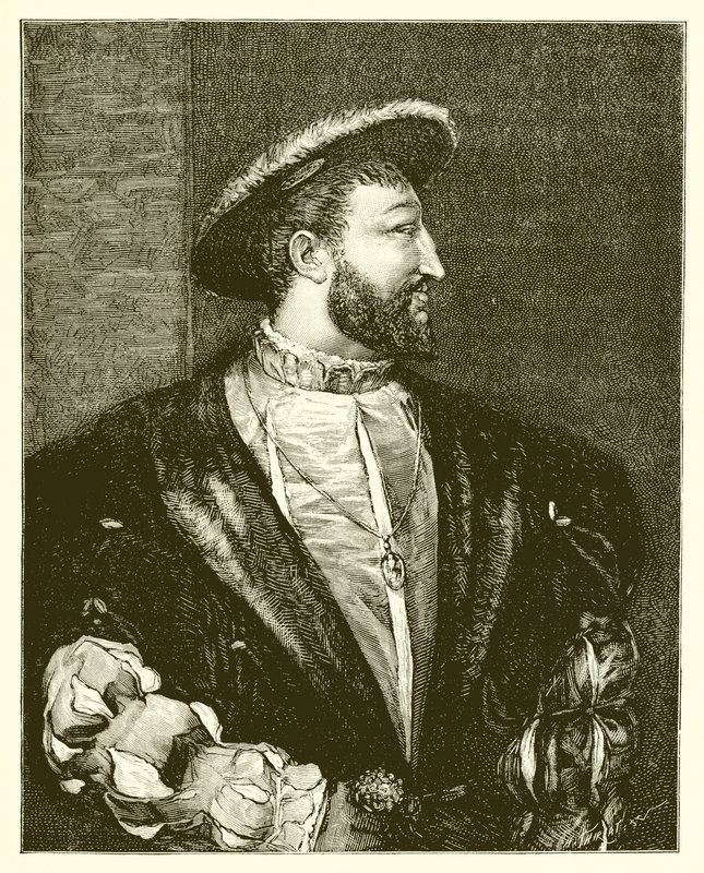 Kong Frans I, etter Titian av English School