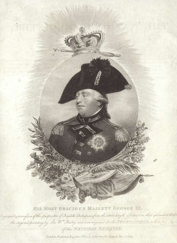 Kong George III av Storbritannia og Irland av English School