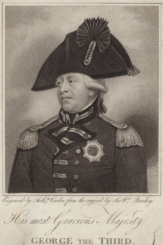Kong George III av Storbritannia og Irland av English School