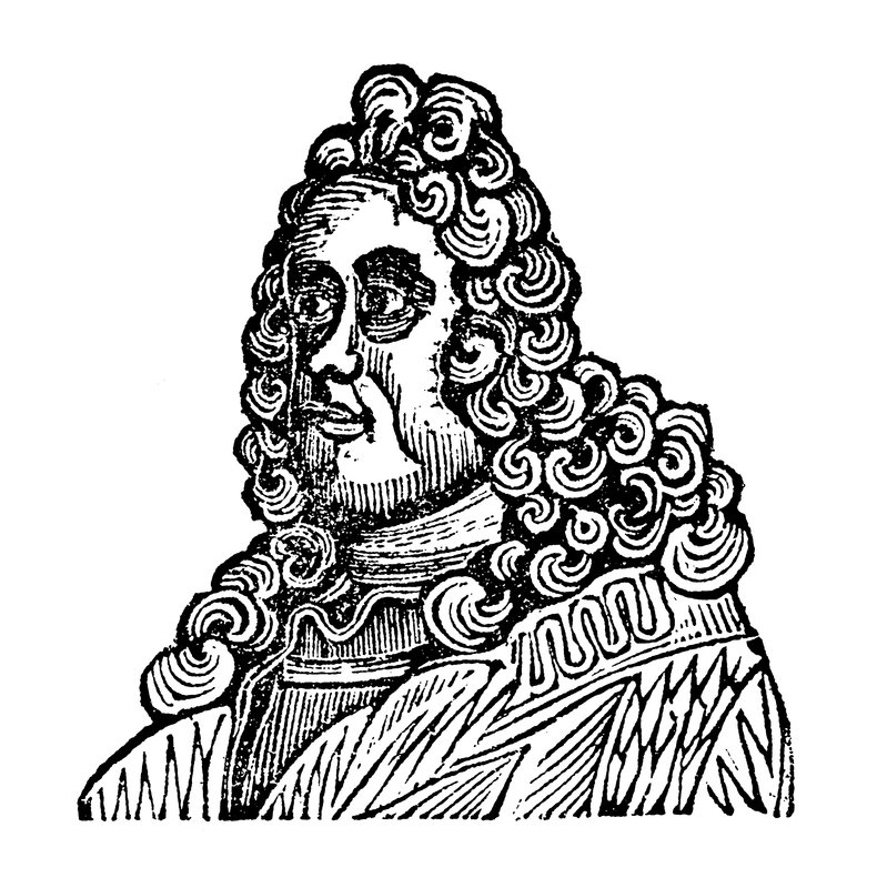Kong George I (tresnitt) av English School