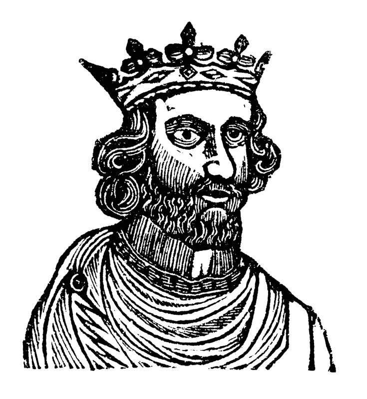 Kong Henry III (tresnitt) av English School