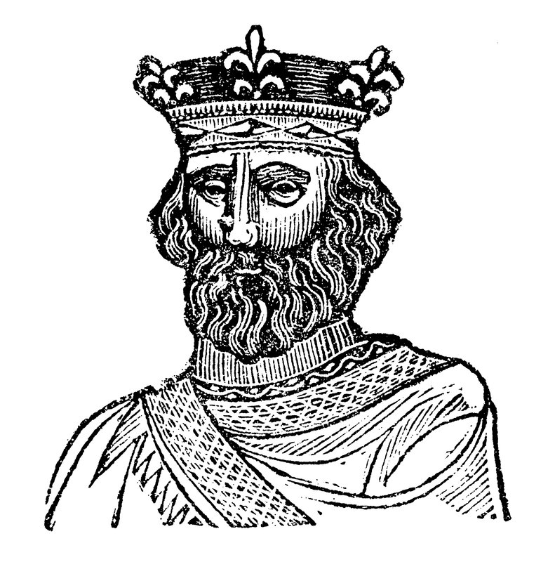 Kong Henrik II (tresnitt) av English School