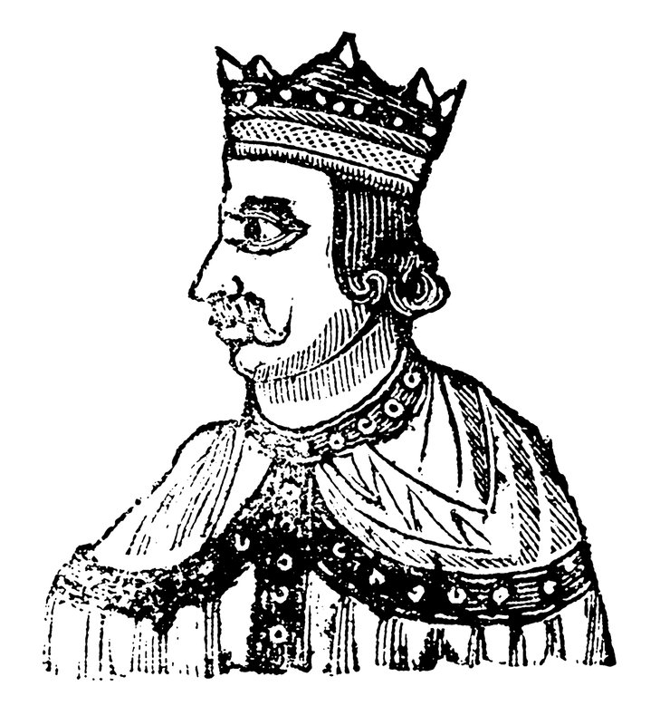 Kong Henry I (tresnitt) av English School
