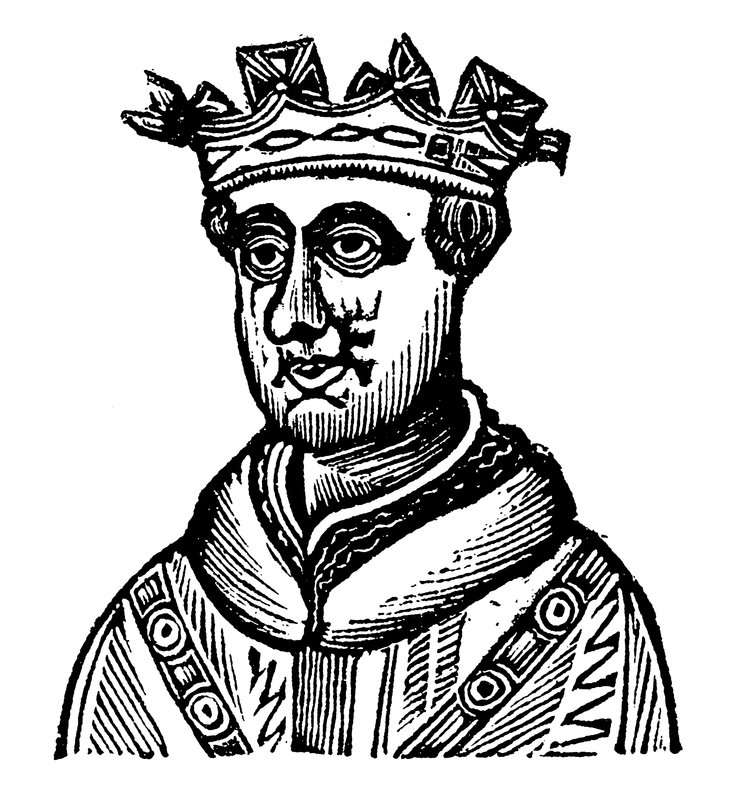 Kong Henry V (tresnitt) av English School