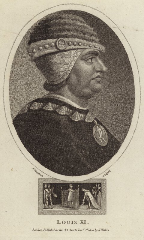 Kong Ludvig XI av Frankrike av English School