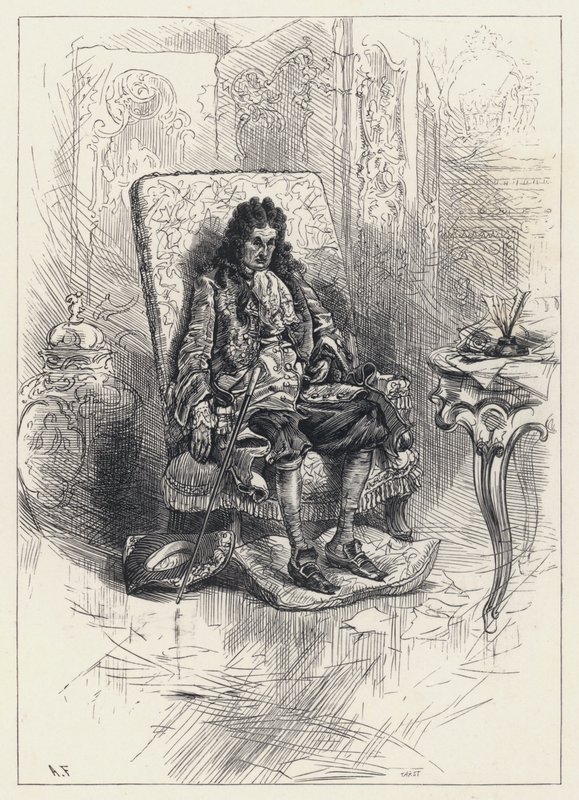 Kong Louis XVI av Frankrike, ensom og knust hjerte (gravering) av English School