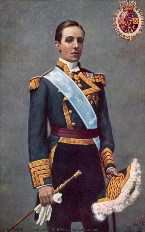 Konge av Spania, Alfonso XIII av English School