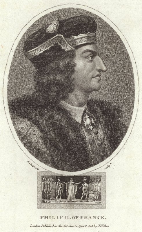 Kong Filip II av Frankrike av English School