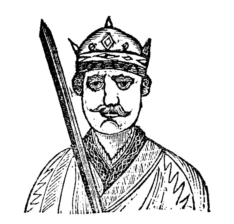 Kong William Erobreren (tresnitt) av English School