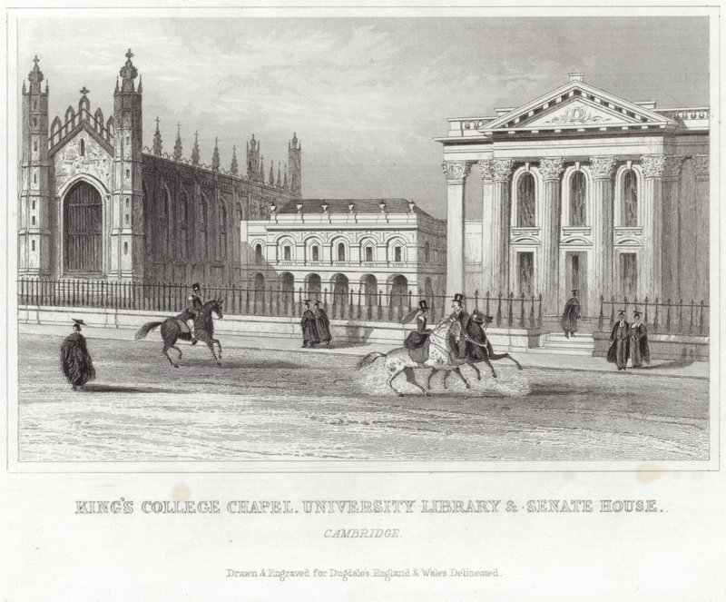 Kings College Chapel, University Library and Senate House, Cambridge av English School