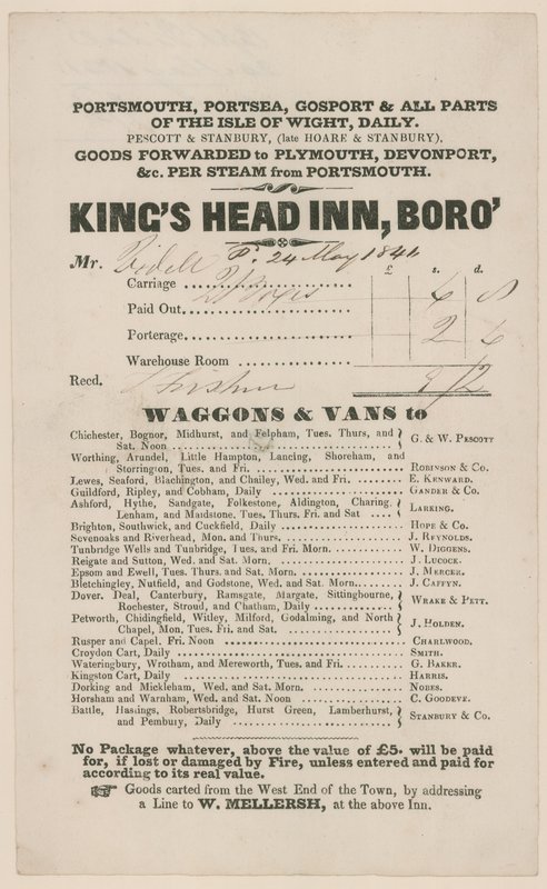 Kings Head, Southwark av English School