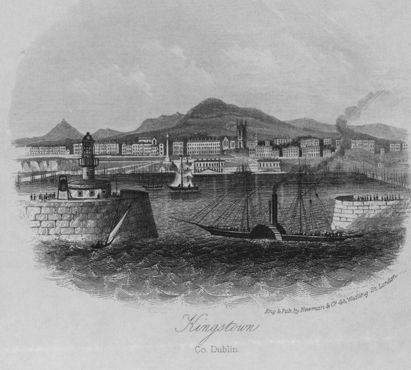 Kingstown, County Dublin (gravering) av English School