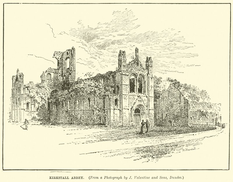 Kirkstall Abbey av English School