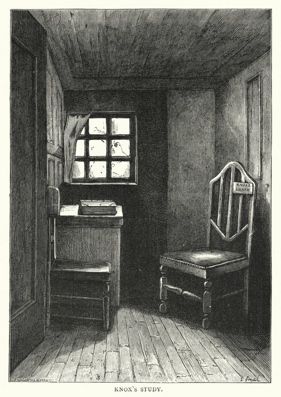 Knox's Study (gravering) av English School