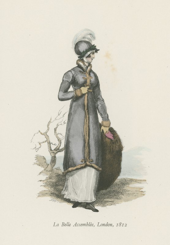 The Belle Assemblee, London, 1812 av English School