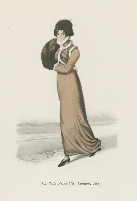 The Belle Assemblee, London, 1813 av English School
