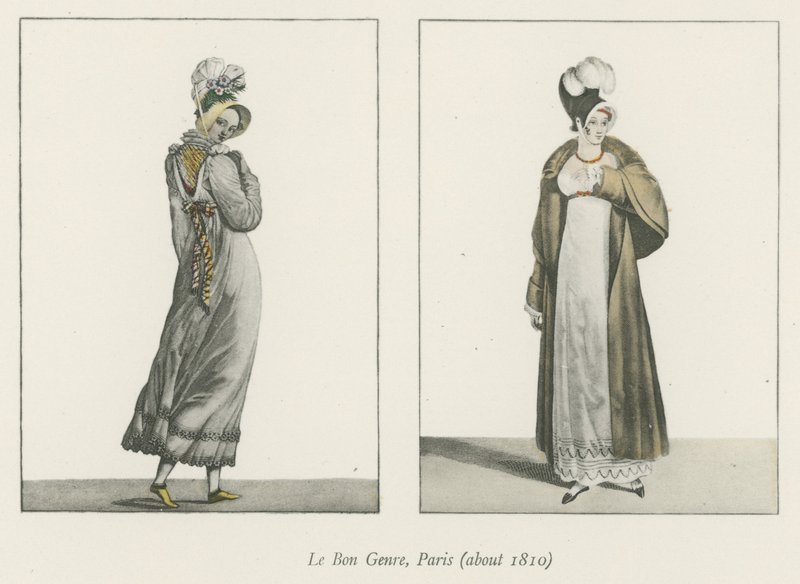 La Bon Genre, Paris (ca. 1810) av English School