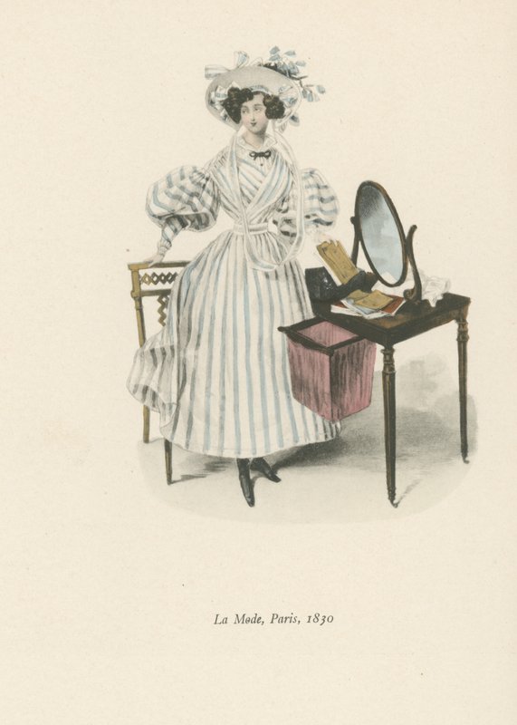 Mote, Paris, 1830 av English School