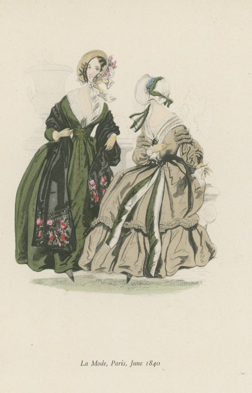 Mote, Paris, juni 1840 av English School