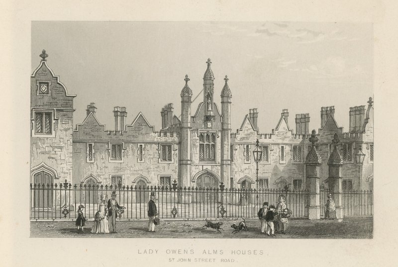 Lady Owens Alms Houses på St John Street Road av English School