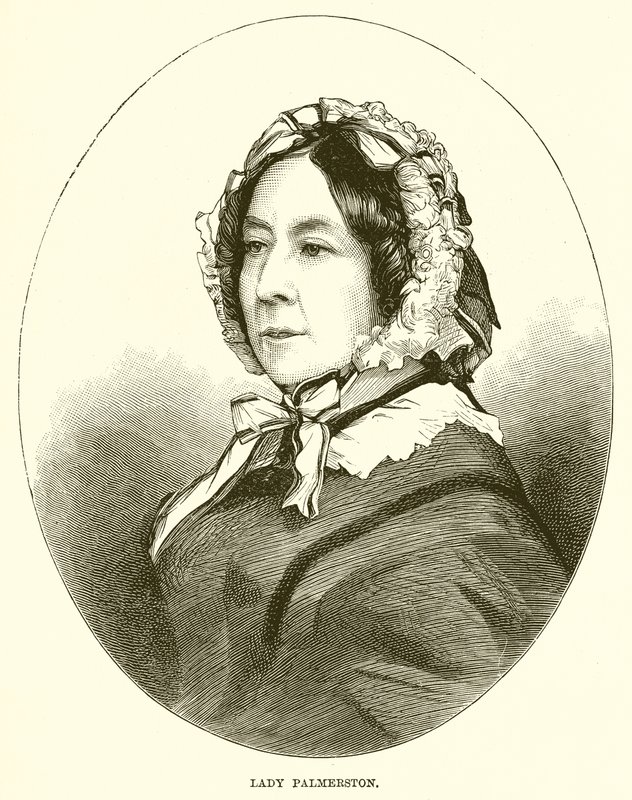 Lady Palmerston av English School