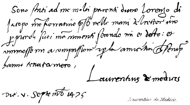 Lawrence av Medici av English School