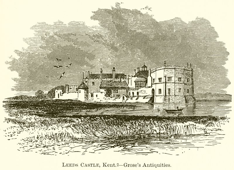 Leeds Castle, Kent.--Groses Antiquities av English School