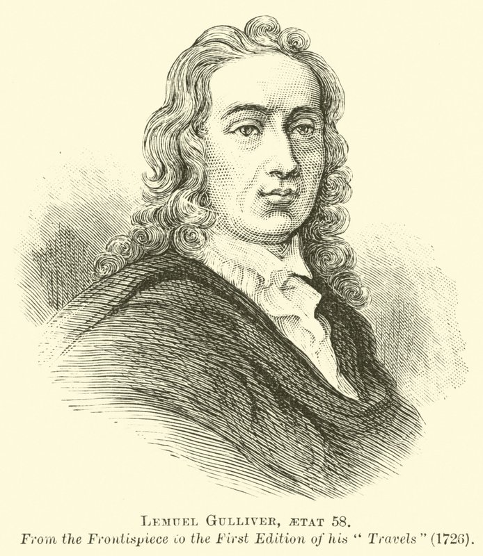 Lemuel Gulliver, aetat 58 av English School