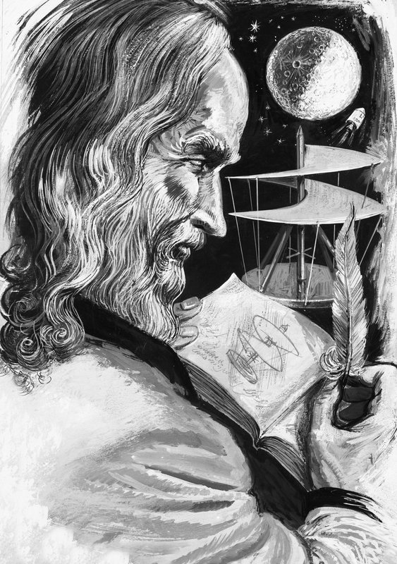 Leonardo da Vinci av English School