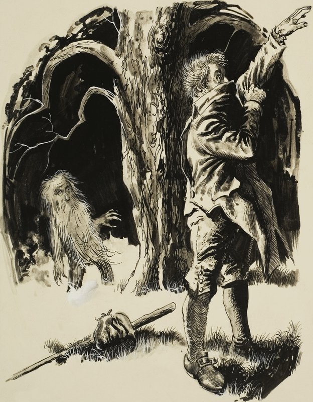 Leshy, eller Spirit of the Forest av English School