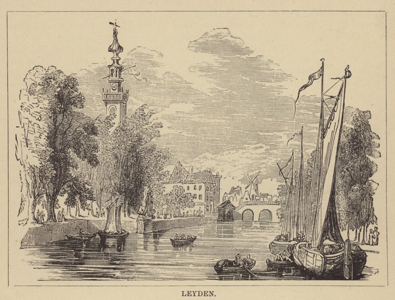 Leyden (gravering) av English School