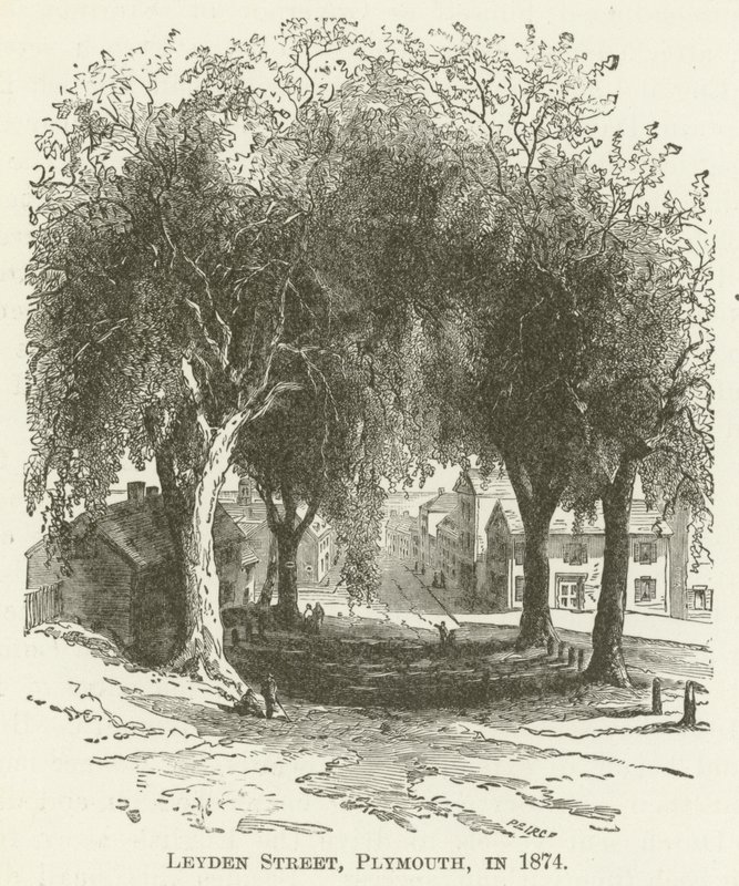 Leyden Street, Plymouth, i 1874 av English School