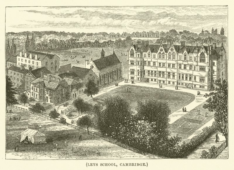 Leys skole, Cambridge (gravering) av English School