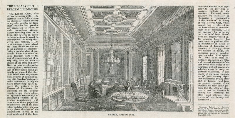 Bibliotek, Reformklubben av English School