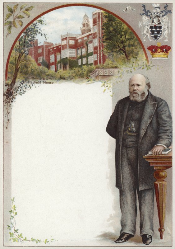 Liebig-kort med Lord Salisbury av English School