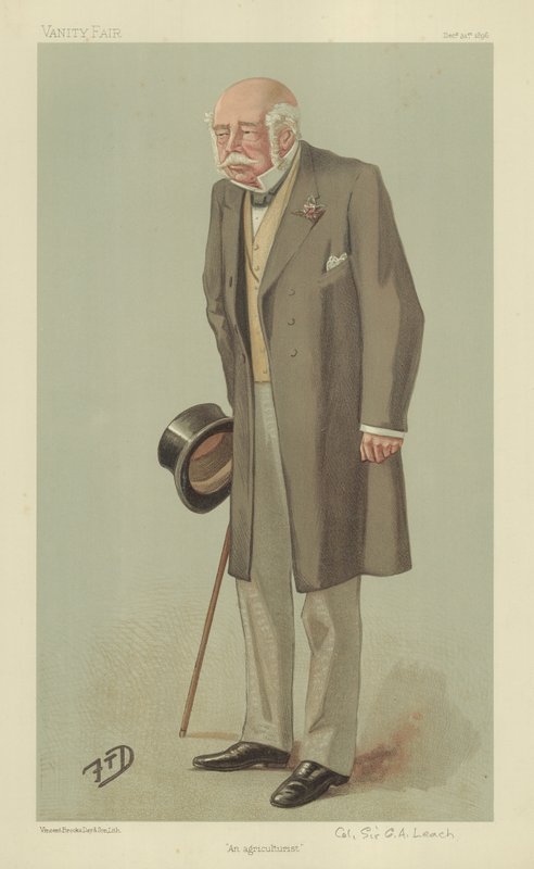 Oberstløytnant Sir George Archibald Leach av English School