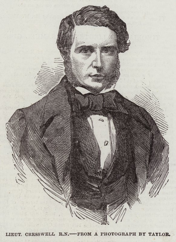 Løytnant Cresswell, RN (gravering) av English School