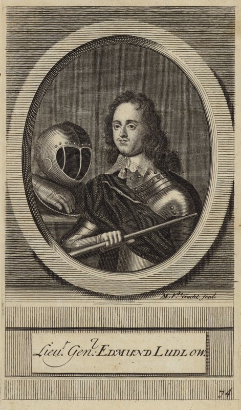 Generalløytnant Edmund Ludlow av English School