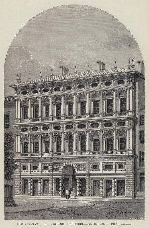Life Association of Scotland, Edinburgh (gravering) av English School