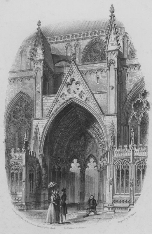 Lincoln Cathedral, nordre inngang av English School