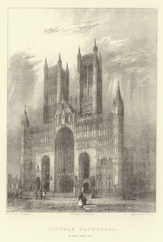 Lincoln Cathedral, vestfronten av English School