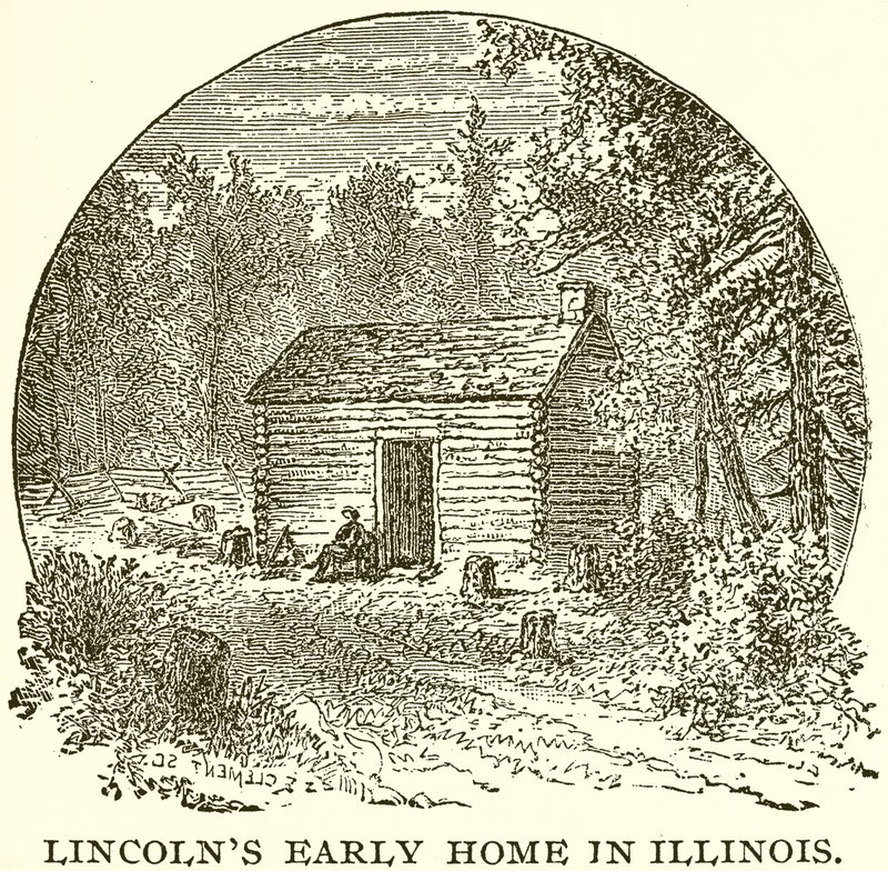 Lincolns tidlige hjem i Illinois av English School