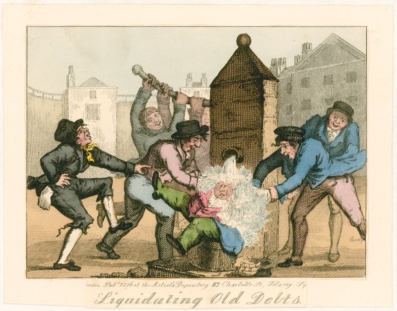 Avvikling av gammel gjeld, 1826 av English School