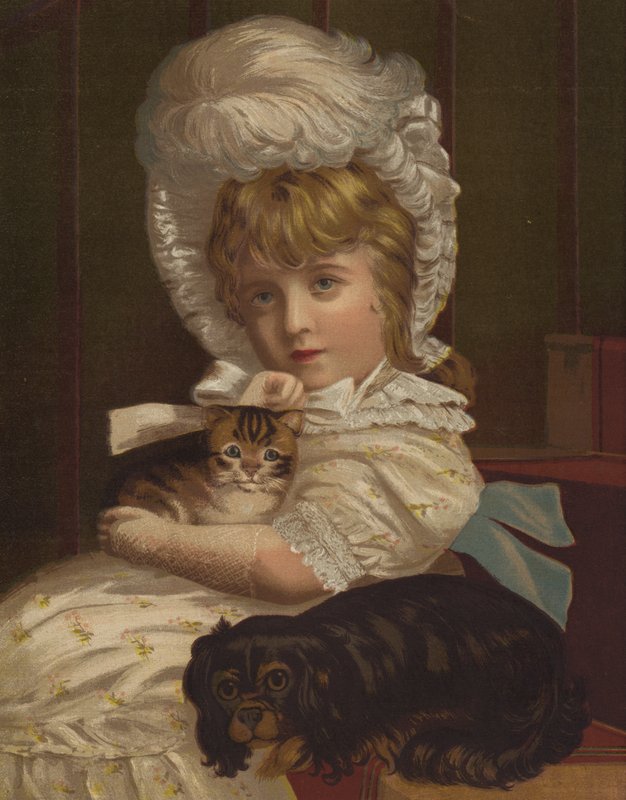 Små skjønnheter (chromolitho) av English School