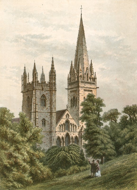 Llandaff katedral av English School