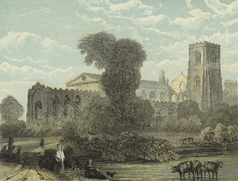 Llandaff Cathedral, North East View av English School