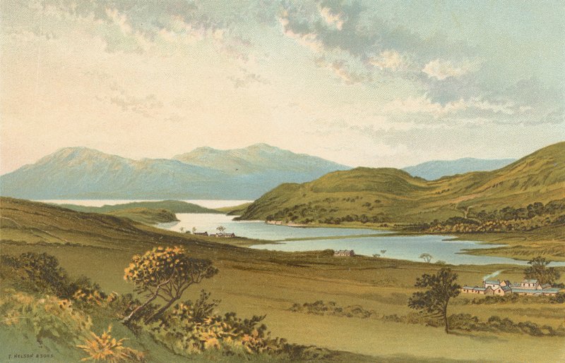 Loch Fad, Bute - Arran i det fjerne av English School